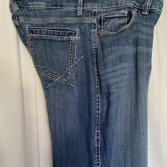 LEE SlenderSecret Sz-12P Well💗 Good Tough Jeans-Great 4 Outdoors-Comfortable☁️ - Picture 6 of 16